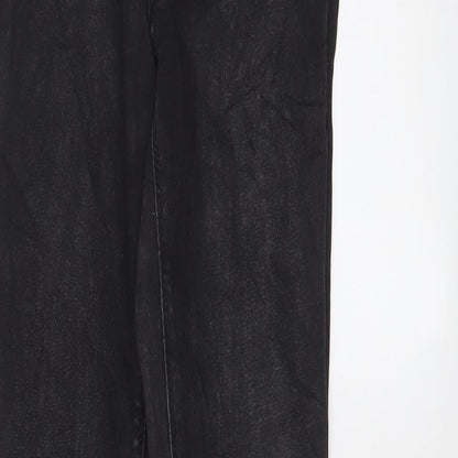 Denim & Co. Womens Black Cotton Skinny Jeans Size 10 L29 in Regular Zip