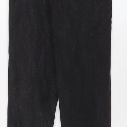 Denim & Co. Womens Black Cotton Skinny Jeans Size 10 L29 in Regular Zip