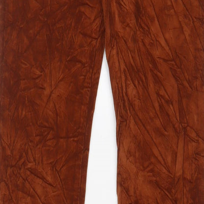 J Brand Womens Brown Cotton Trousers Size 26 in L24 in Regular Zip