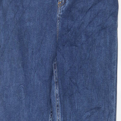 ASOS Womens Blue Cotton Skinny Jeans Size 30 in L32 in Regular Zip