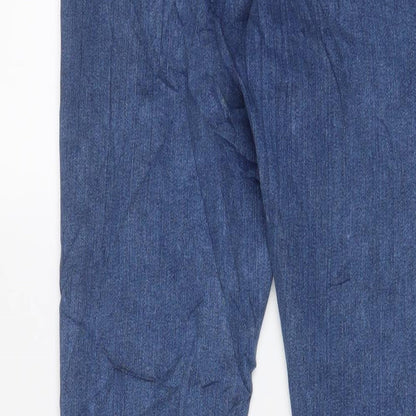 ASOS Womens Blue Cotton Skinny Jeans Size 30 in L32 in Regular Zip