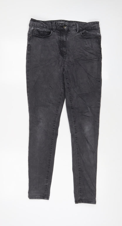Womens UK Size 12 Marks and Spencer Regular Fit Skinny Grey Jeans