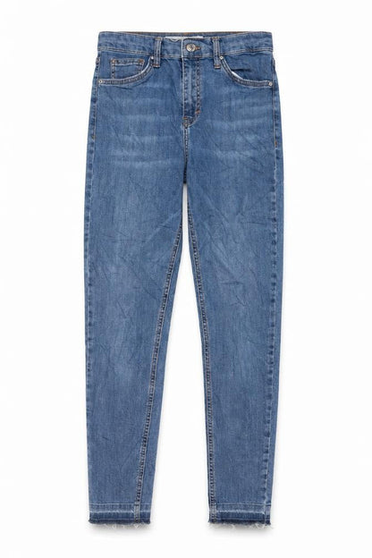 Womens UK Size 28 in Topshop Regular Fit Skinny Blue Jeans