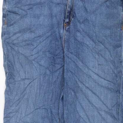 ASOS Womens Blue Cotton Skinny Jeans Size 32 in L26 in Regular Zip - Buckle