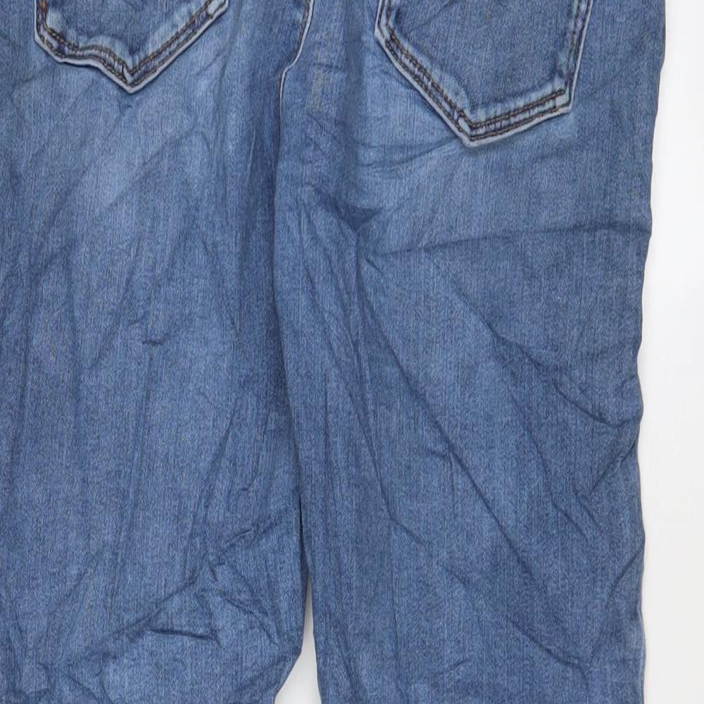 ASOS Womens Blue Cotton Skinny Jeans Size 32 in L26 in Regular Zip - Buckle