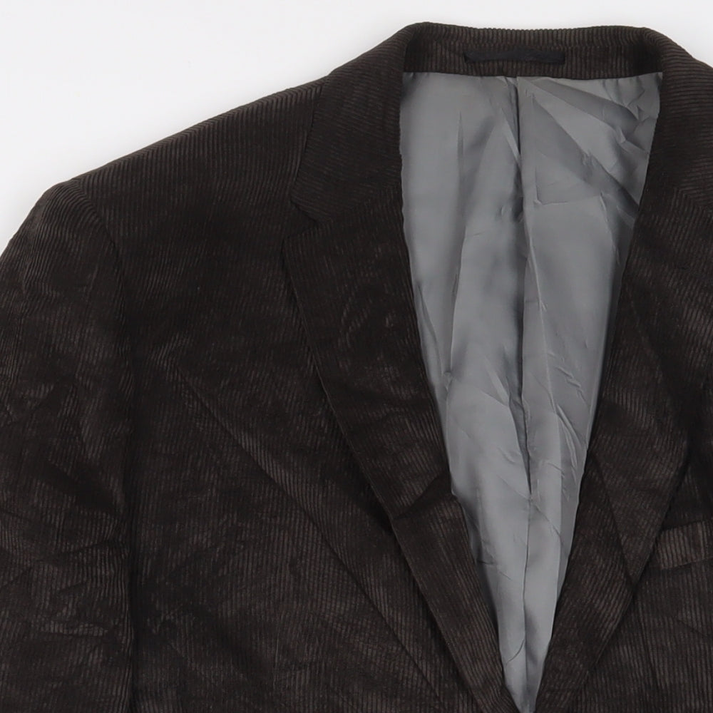 Mens UK Size 42 Peter Werth Regular Brown Suit Jacket