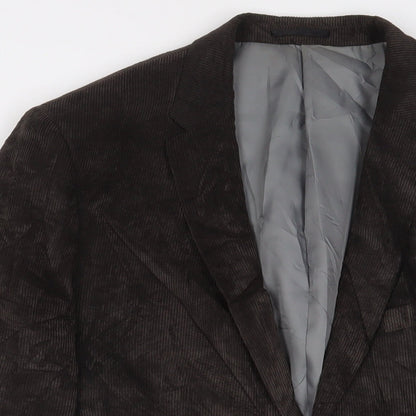 Mens UK Size 42 Peter Werth Regular Brown Suit Jacket