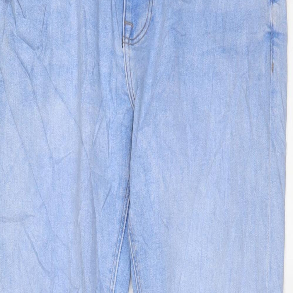 Denim & Co. Womens Blue Cotton Skinny Jeans Size 36 in L30 in Regular Zip