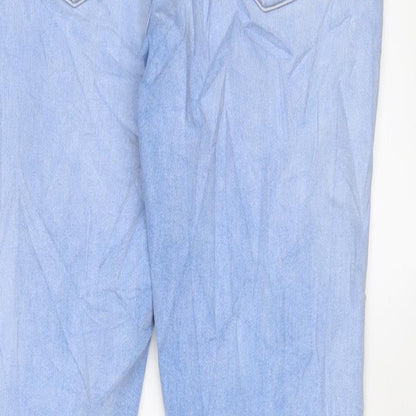 Denim & Co. Womens Blue Cotton Skinny Jeans Size 36 in L30 in Regular Zip
