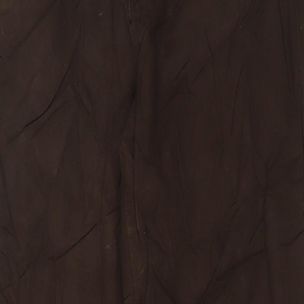 F&F Mens Green Cotton Straight Jeans Size 32 in L30 in Regular Zip