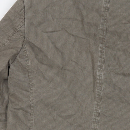 Blue Harbour Mens Grey Cotton Jacket Suit Jacket Size 40 Regular