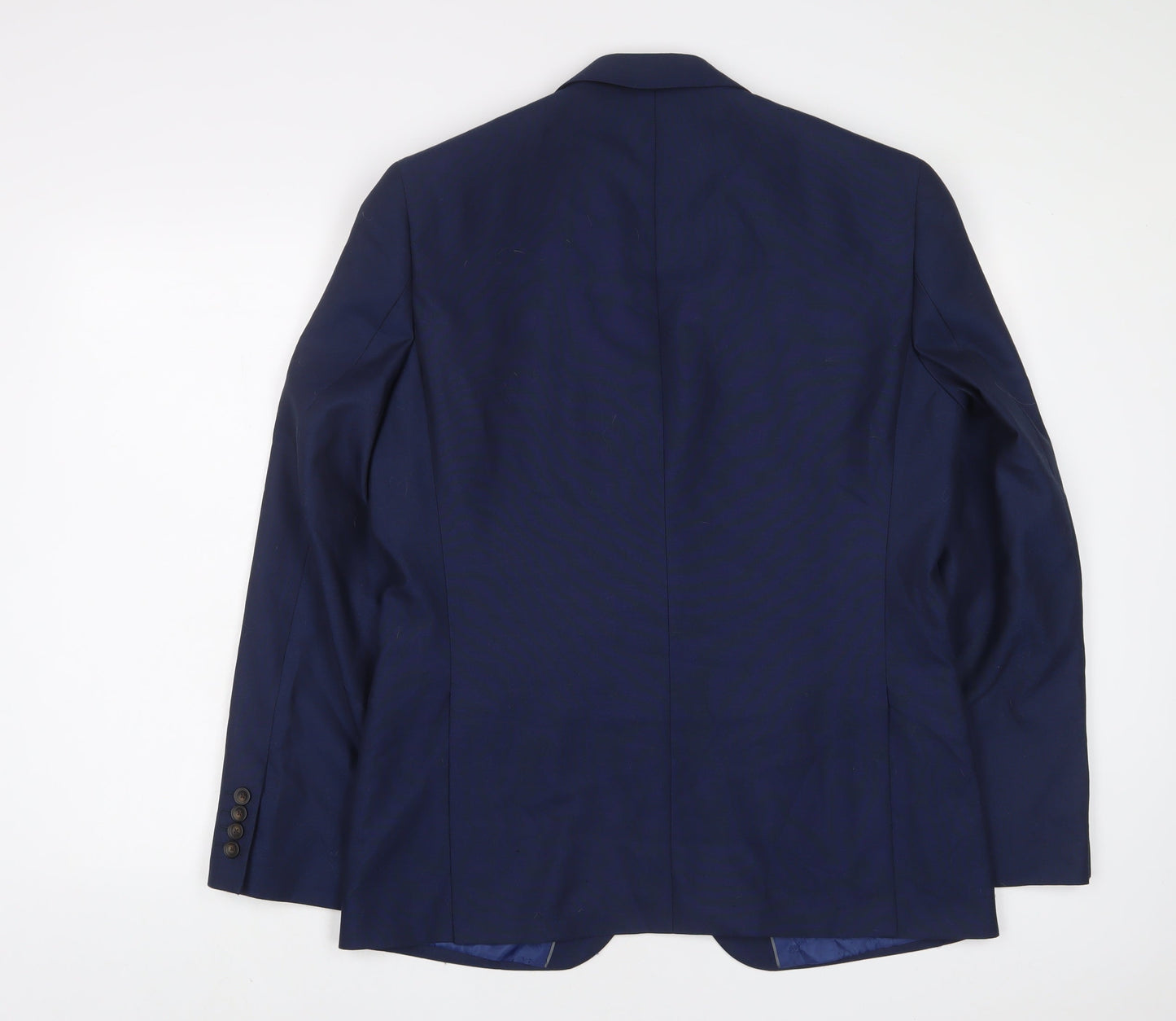 Mens UK Size 40 Marks and Spencer Regular Blue Suit Jacket