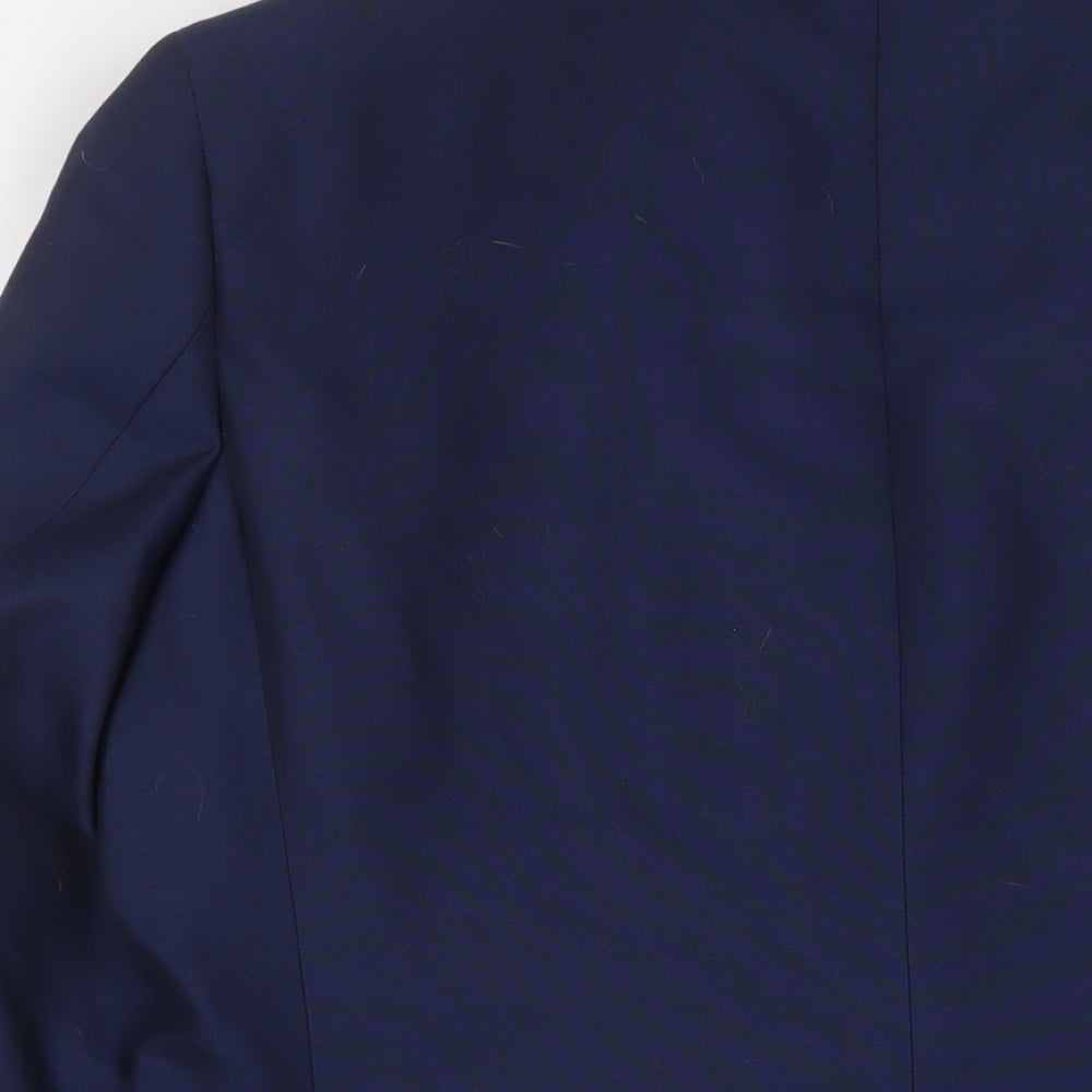 Mens UK Size 40 Marks and Spencer Regular Blue Suit Jacket