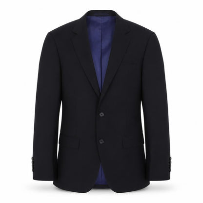 HLA Mens Blue Polyester Jacket Suit Jacket Size 36 Regular