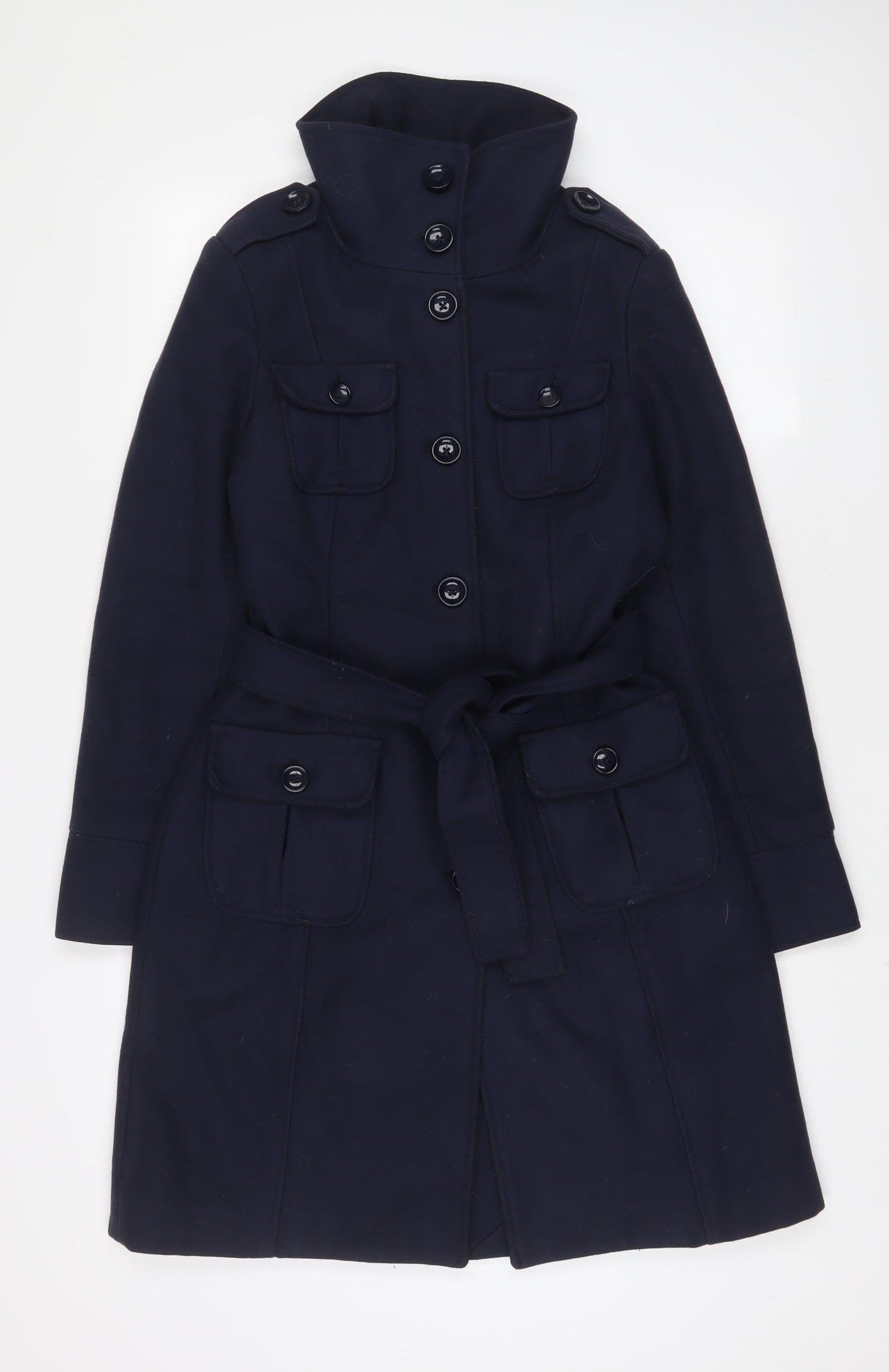 Womens UK Size M Gap Blue Overcoat