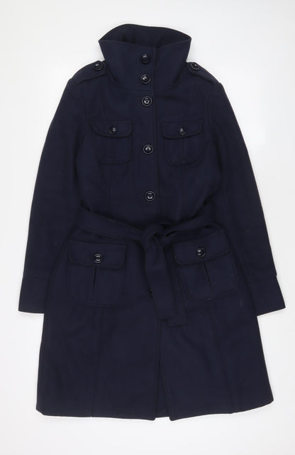 Womens UK Size M Gap Blue Overcoat