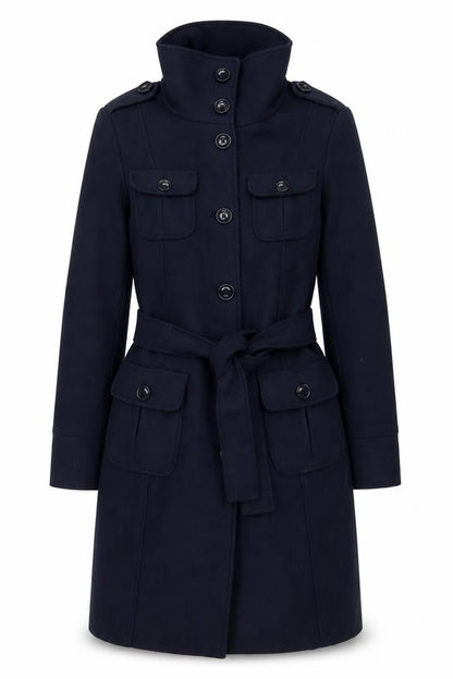 Womens UK Size M Gap Blue Overcoat