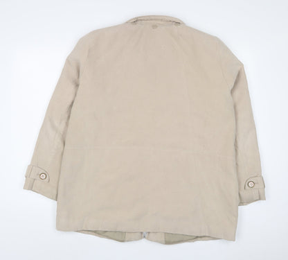 Womens UK Size M Bonmarché Beige Jacket
