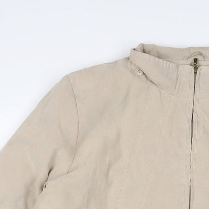 Womens UK Size M Bonmarché Beige Jacket