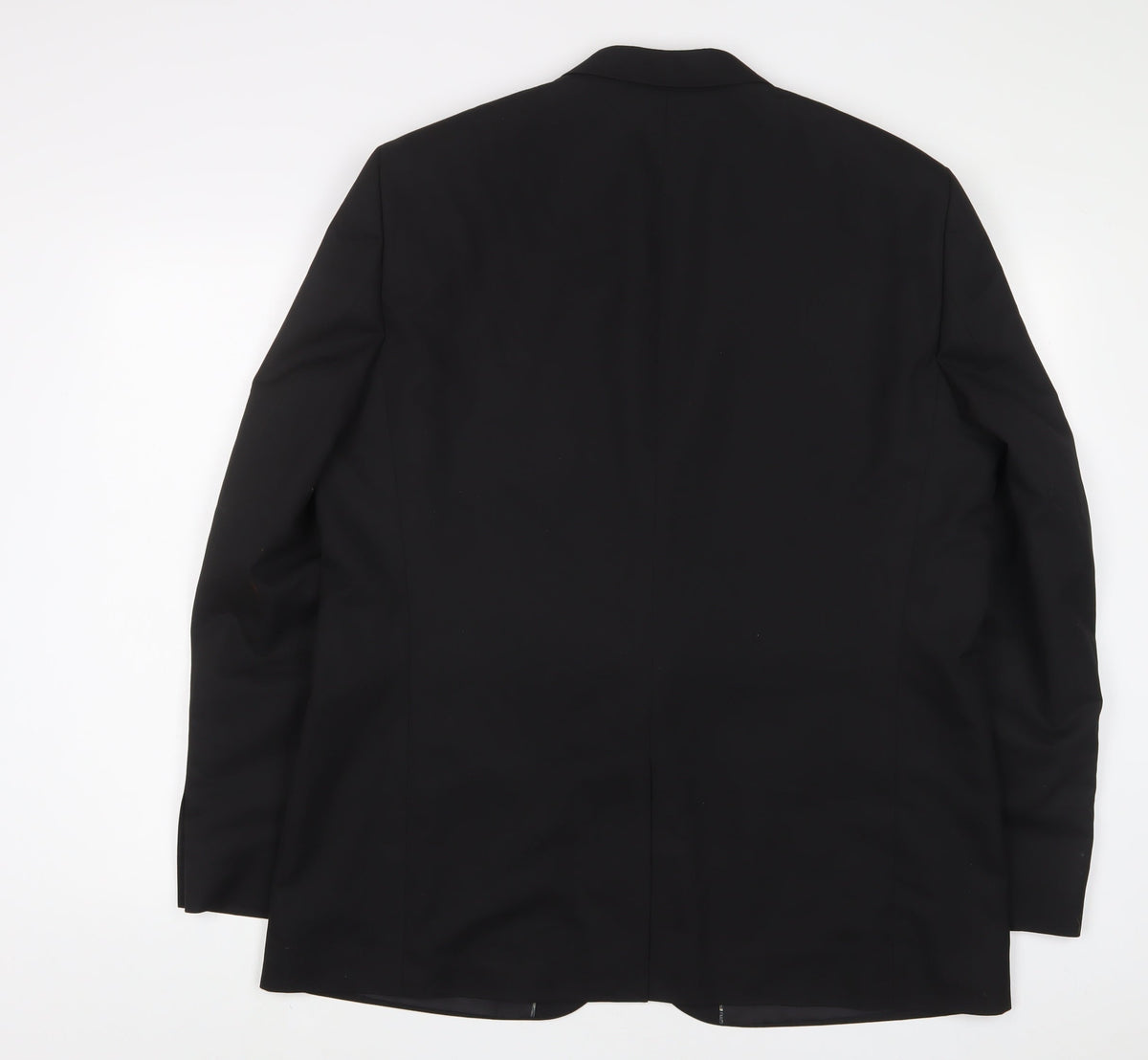 William & Browns Mens Black Polyester Jacket Suit Jacket Size 46 Regular - Inside pockets