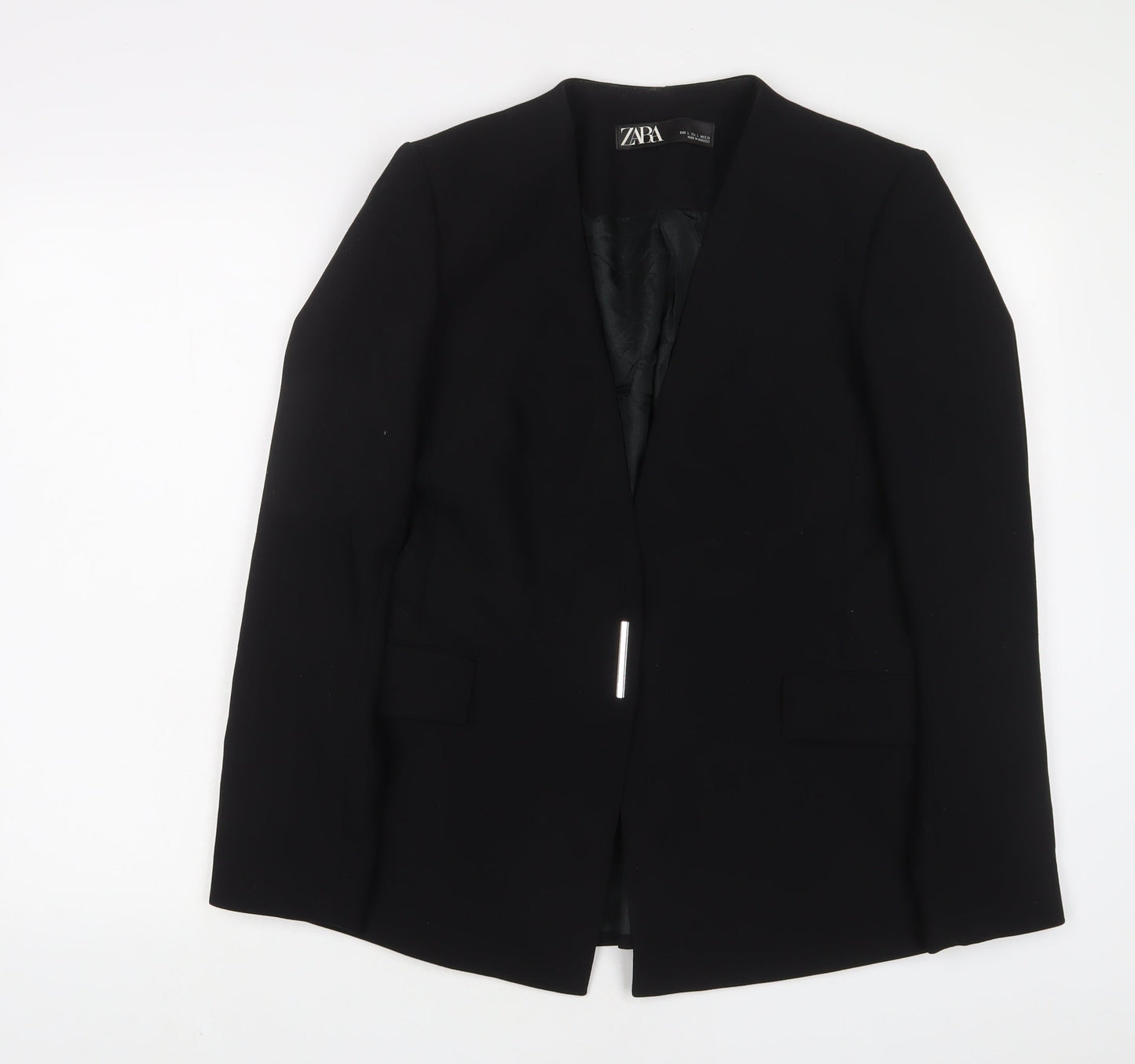 Womens UK Size L Zara Black Jacket
