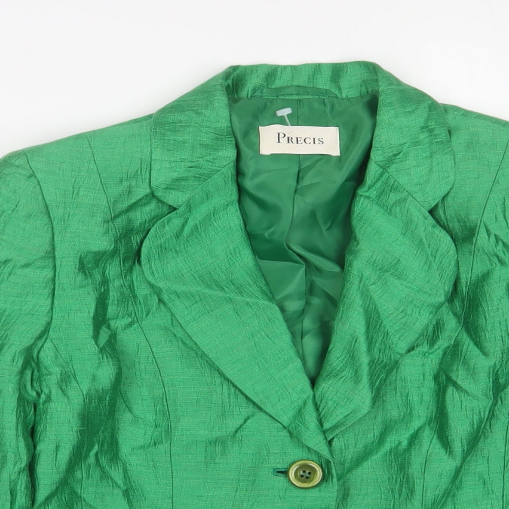Womens UK Size 8 Precis Green Jacket