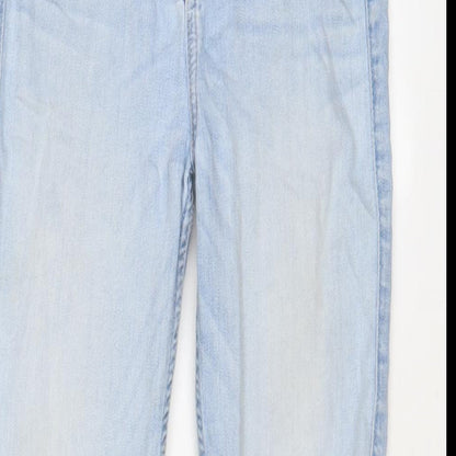 Hollister Womens Blue Cotton Skinny Jeans Size 24 in L31 in Regular Zip