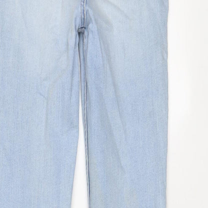 Hollister Womens Blue Cotton Skinny Jeans Size 24 in L31 in Regular Zip