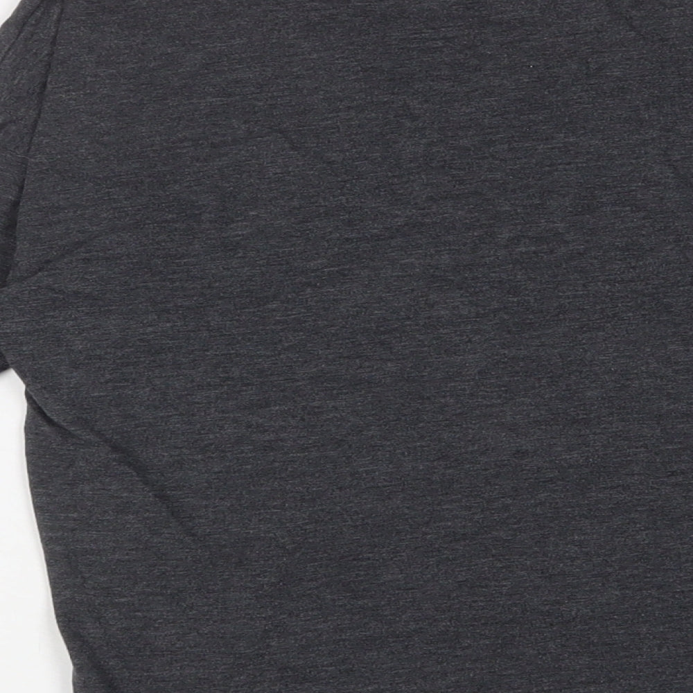 Womens UK Size XS RESERVED Grey Basic T-Shirt