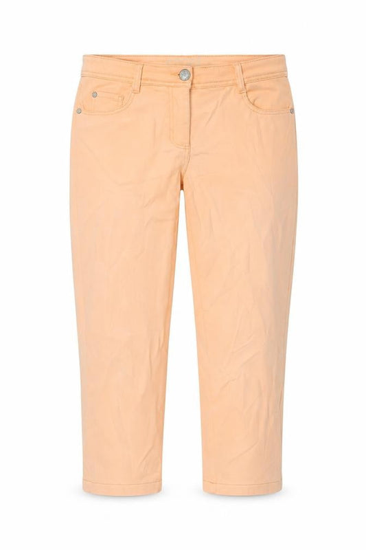 Womens UK Size 10 Debenhams Regular Fit Cropped Orange Jeans