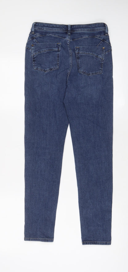 Womens UK Size 8 Marks and Spencer Regular Fit Skinny Blue Jeans