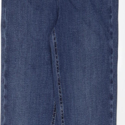 Womens UK Size 8 Marks and Spencer Regular Fit Skinny Blue Jeans