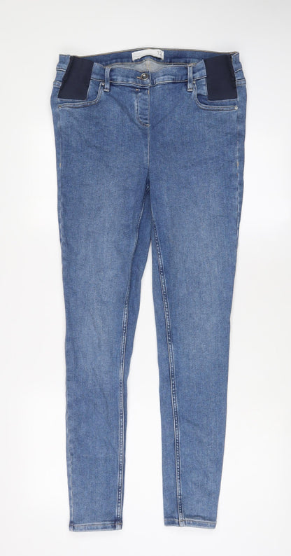 Womens UK Size 12 Marks and Spencer Regular Fit Skinny Blue Jeans
