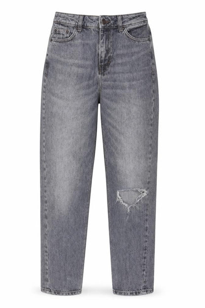 Womens UK Size 26 in Topshop Regular Fit Mom Grey Jeans
