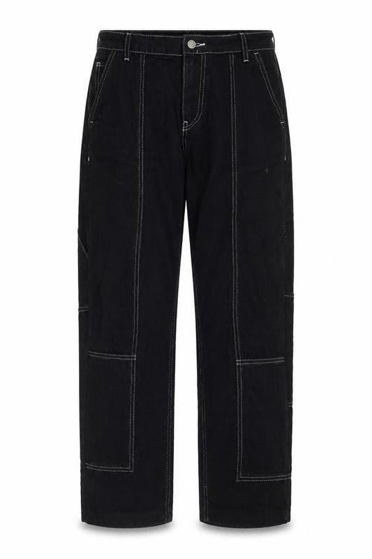 Womens UK Size 8 Boohoo Regular Fit Straight Black Jeans