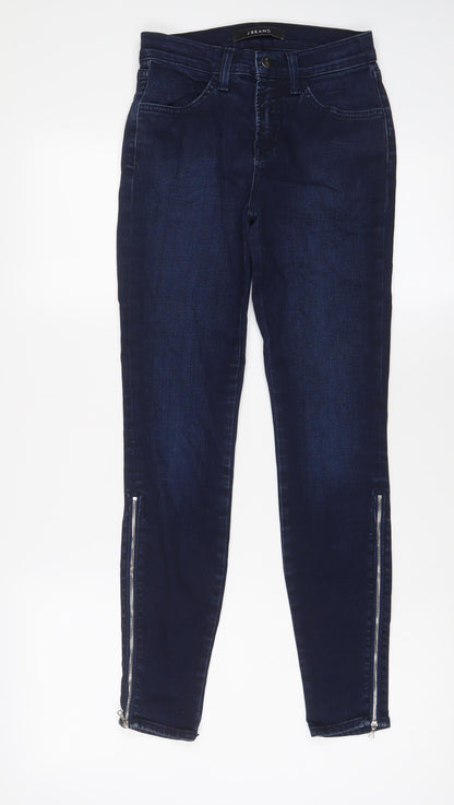 Womens UK Size 24 in J Brand Regular Fit Skinny Blue Jeans