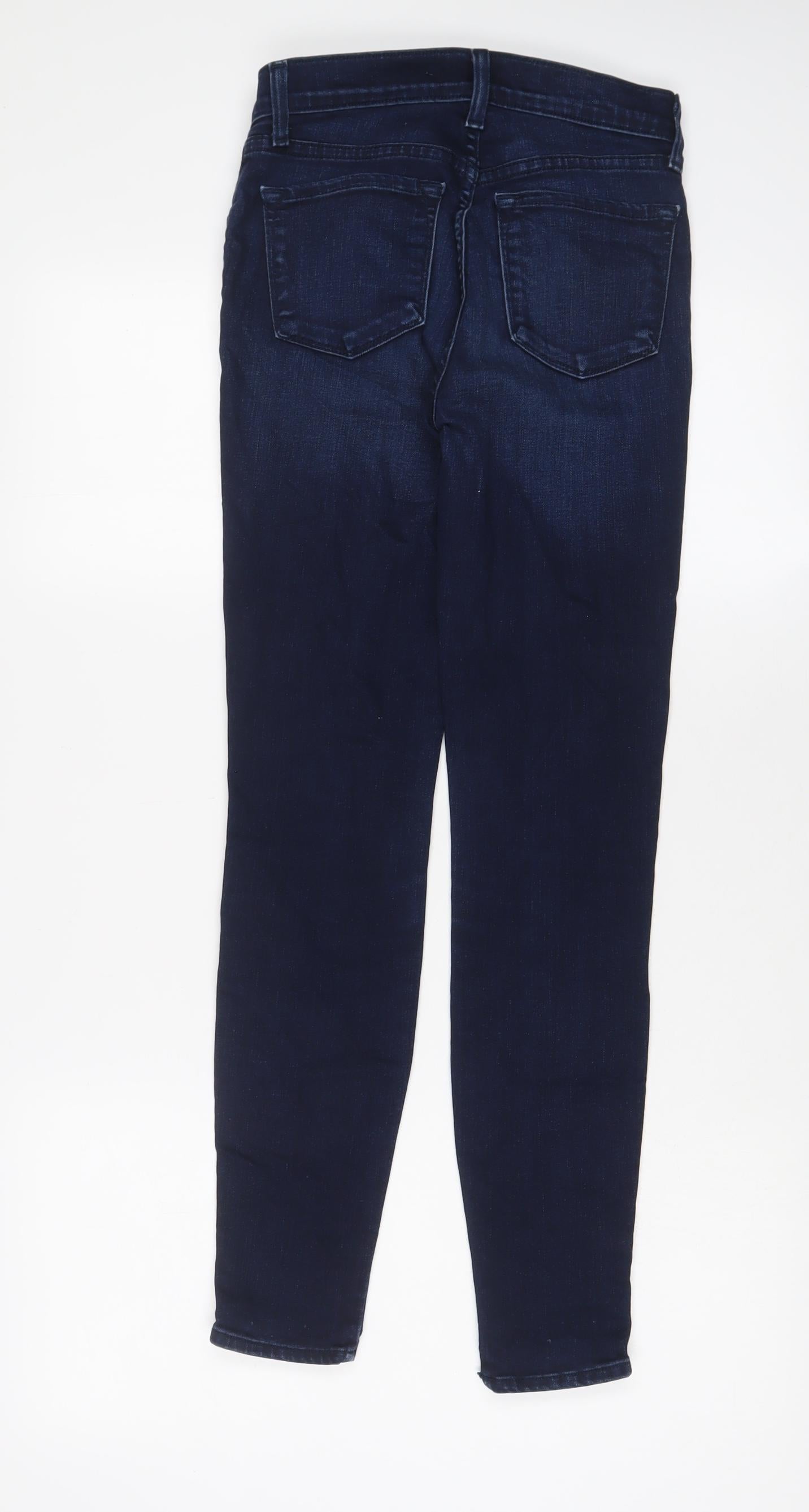 Womens UK Size 24 in J Brand Regular Fit Skinny Blue Jeans