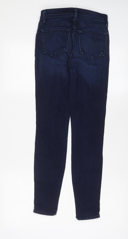 Womens UK Size 24 in J Brand Regular Fit Skinny Blue Jeans