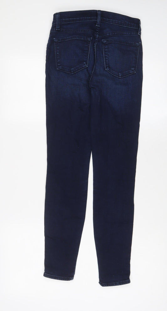 Womens UK Size 24 in J Brand Regular Fit Skinny Blue Jeans