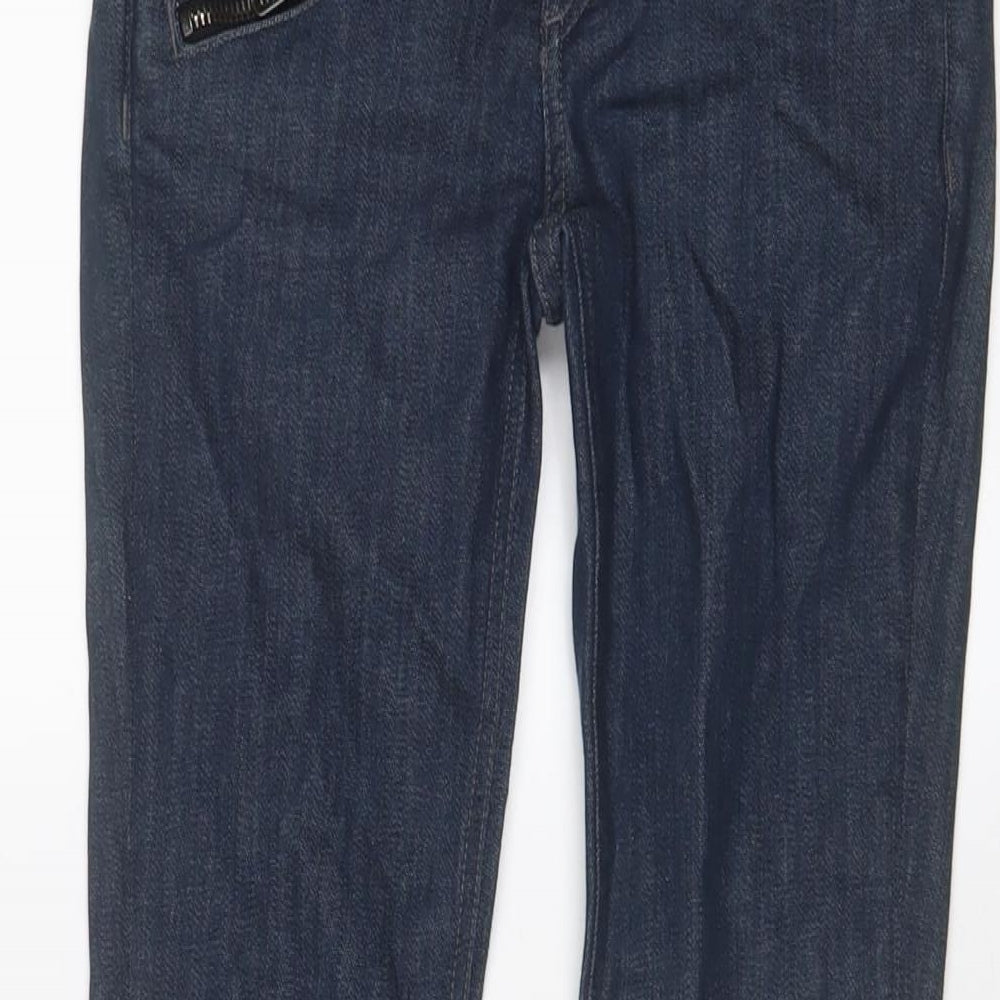 rag & bone Womens Blue Cotton Skinny Jeans Size 24 in L27 in Regular Zip