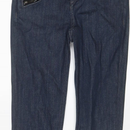 rag & bone Womens Blue Cotton Skinny Jeans Size 24 in L27 in Regular Zip