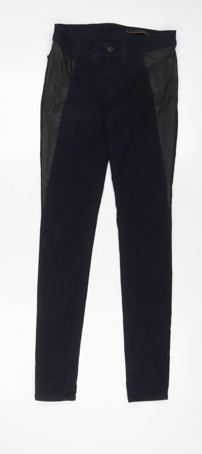 rag & bone Womens Blue Cotton Skinny Jeans Size 24 in L29 in Regular Zip