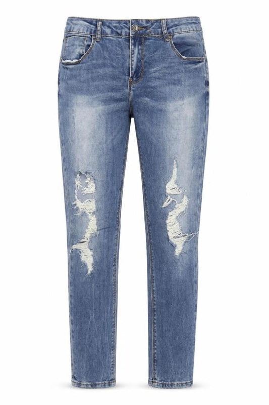 Gold Womens Blue Cotton Skinny Jeans Size XL L28 in Regular Zip