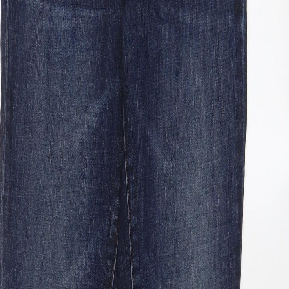 Womens UK Size 24 in J Brand Regular Fit Skinny Blue Jeans