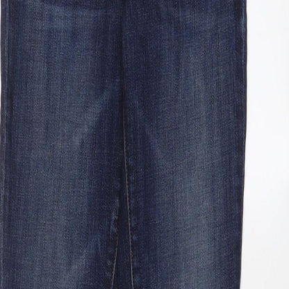 Womens UK Size 24 in J Brand Regular Fit Skinny Blue Jeans