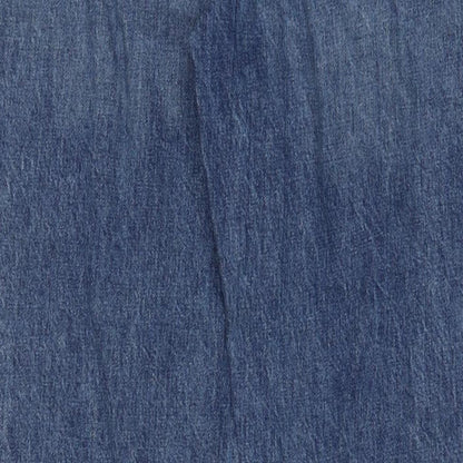 Everlane Mens Blue Cotton Straight Jeans Size 34 in L30 in Regular Button - Short Leg, Pockets