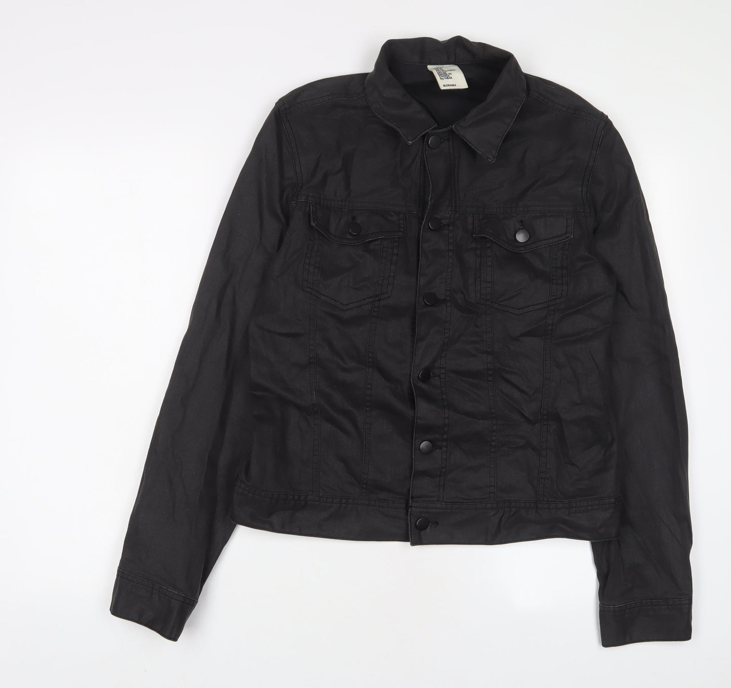 Womens UK Size M H&M Black Jacket