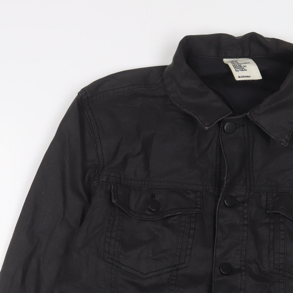 Womens UK Size M H&M Black Jacket