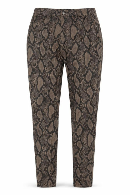 Womens UK Size 12 Boohoo Regular Fit  Brown Trousers