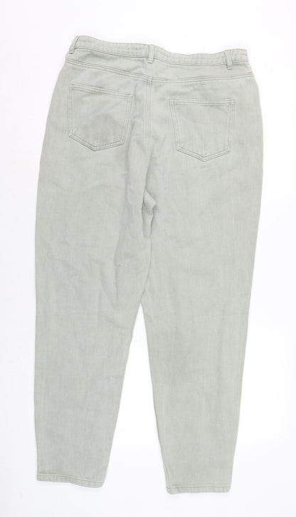 Riot Womens Green Cotton Tapered Jeans Size 32 in L27.5 in Regular Zip